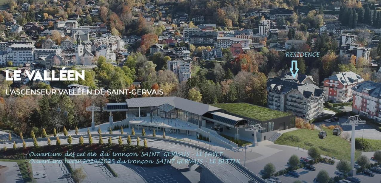 Appartement T2+Cabine Independante Au Depart Des Telecabines Saint-Gervais/Bettex/Mont D'Arbois מראה חיצוני תמונה